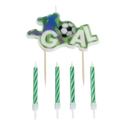 Overig Taartkaarsjes Voetbal & Taartopper Goal* Ijsprikkers|Kaarsjes En Vuurwerk