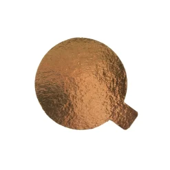 Overig Taartkarton Goud/Zwart met lip Ø6 cm per stuk* Taartkartons En Randen