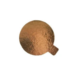 Overig Taartkarton Goud/Zwart met lip Ø4 cm per stuk* Taartkartons En Randen