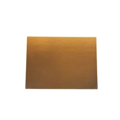 Overig Taartkarton Rechthoek Goud/Zwart 20x30cm per stuk* Taartkartons En Randen