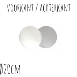 BrandNewCake Taartonderzetter Wit / Zilver Ø20cm 100st.* Taartkartons En Randen