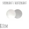 BrandNewCake Taartonderzetter Wit / Zilver Ø22cm 100st.* Taartkartons En Randen