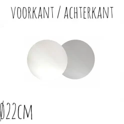 BrandNewCake Taartonderzetter Wit / Zilver Ø22cm 100st.* Taartkartons En Randen
