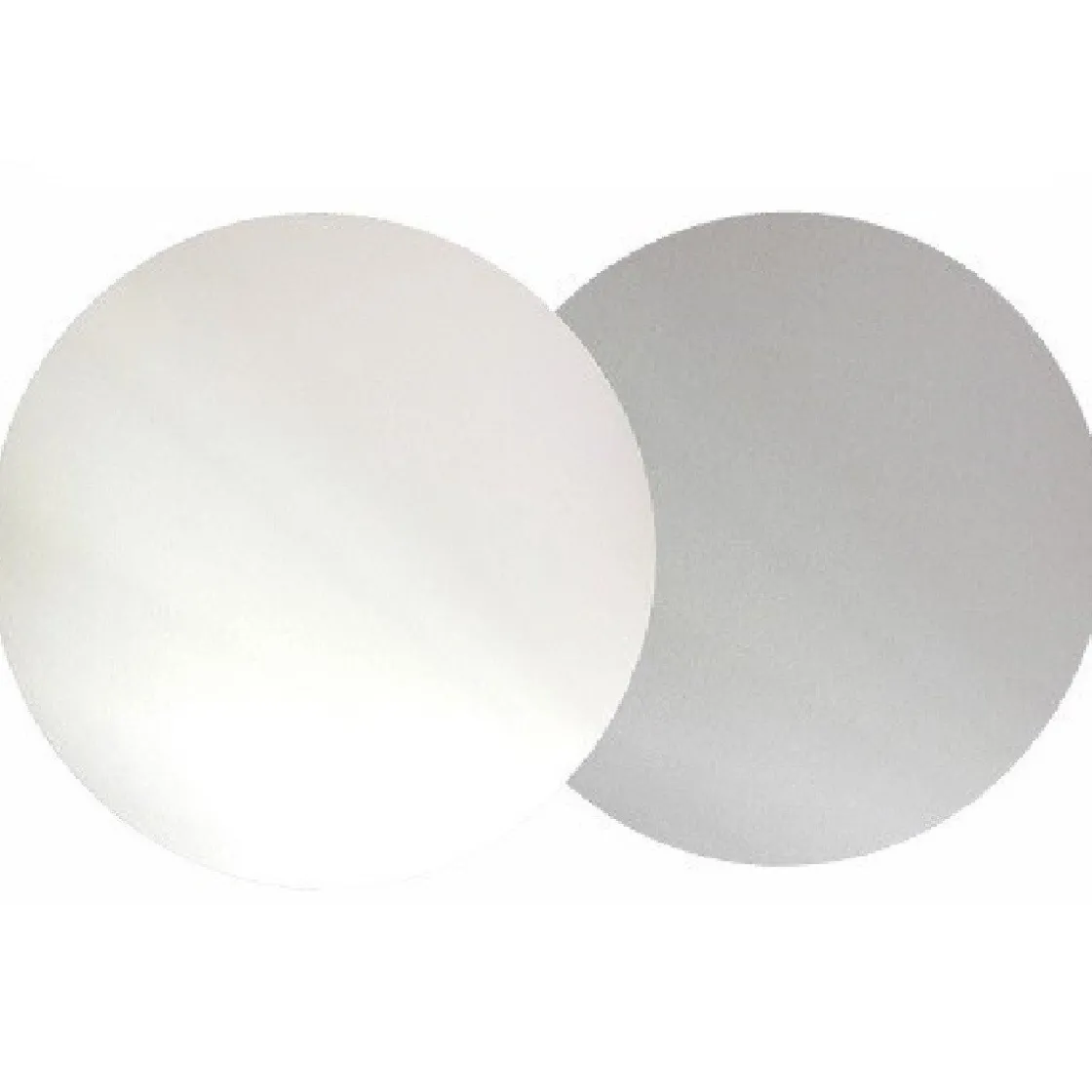 BrandNewCake Taartonderzetter Wit / Zilver Ø28cm 100st.* Taartkartons En Randen