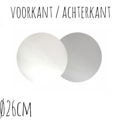 BrandNewCake Taartonderzetter Wit / Zilver Ø26cm 10st.* Taartkartons En Randen