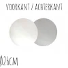 BrandNewCake Taartonderzetter Wit / Zilver Ø26cm 100st.* Taartkartons En Randen