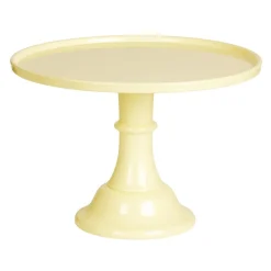 Overig Taartplateau Geel Melamine Ø30x20m* Taartplateaus