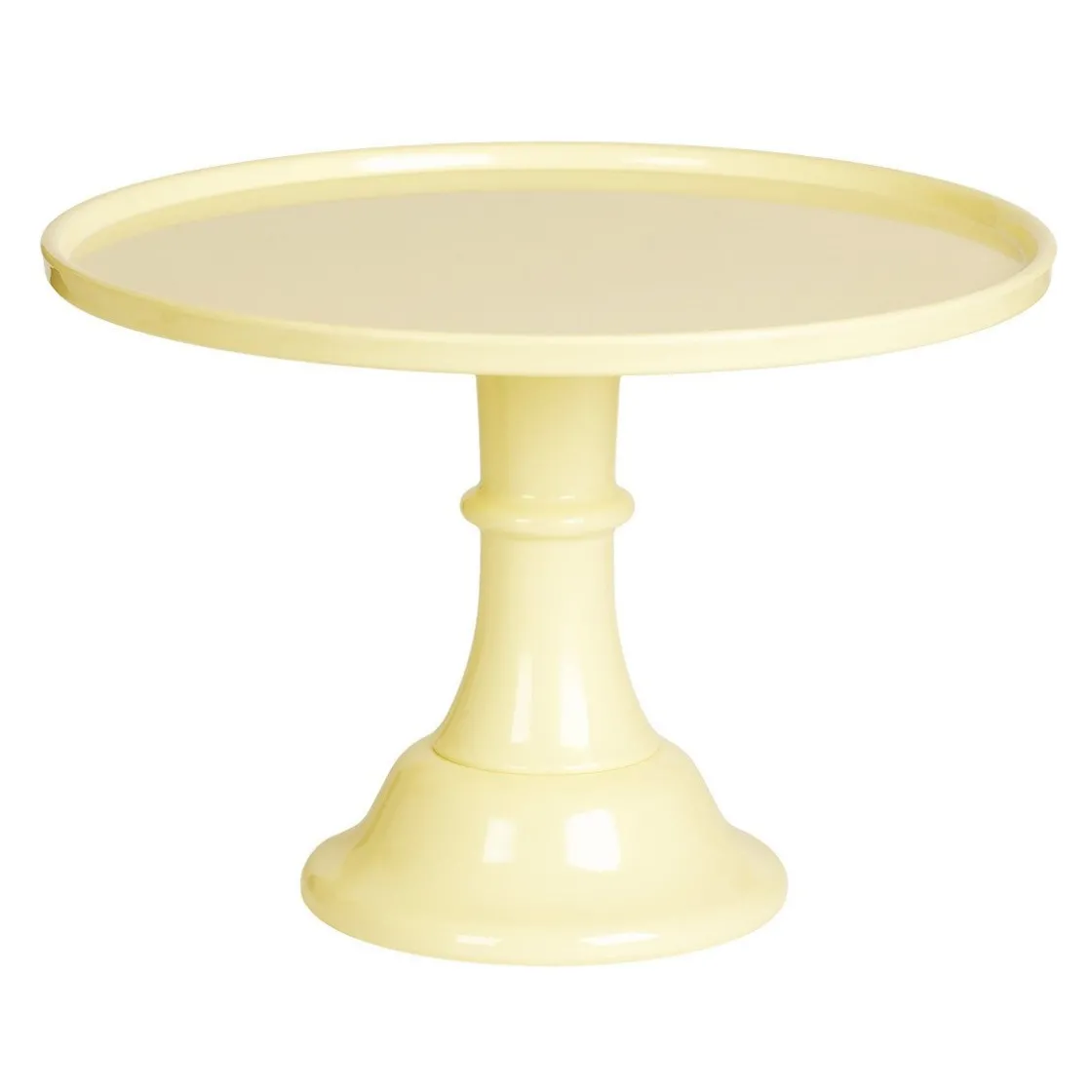 Overig Taartplateau Geel Melamine Ø30x20m* Taartplateaus