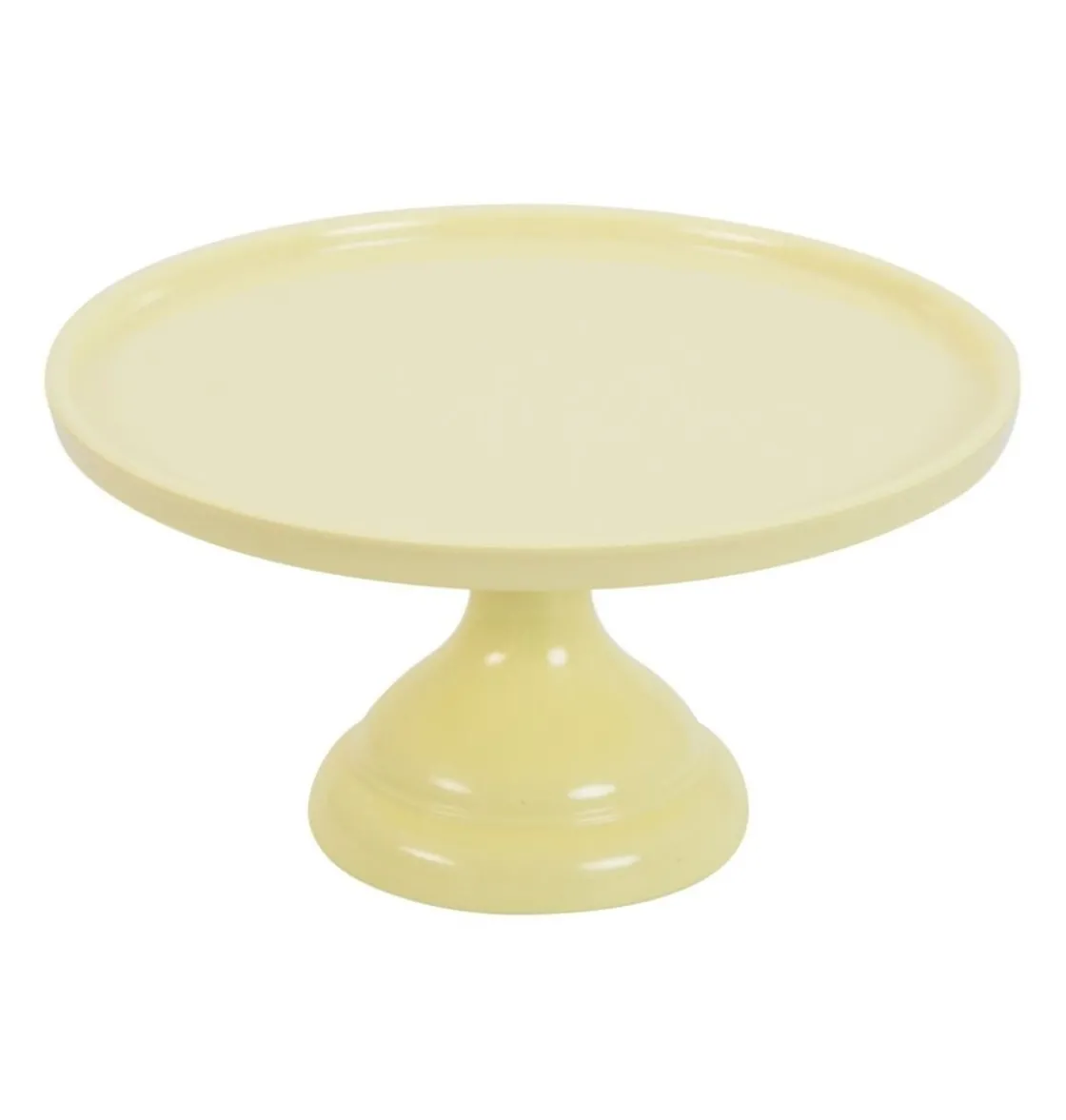 Overig Taartplateau Geel Melamine Ø23,5x12cm* Taartplateaus