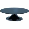 Overig Taartplateau Melamine Draaibaar Zwart Ø32x10cm* Taartplateaus