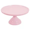 Overig Taartplateau Roze Melamine Ø23,5x12cm* Taartplateaus