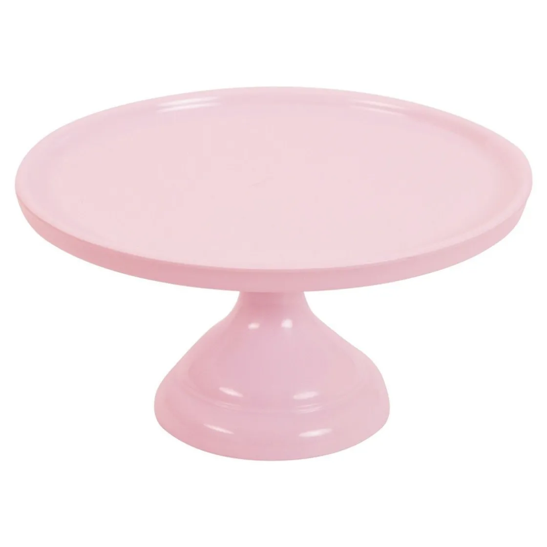 Overig Taartplateau Roze Melamine Ø23,5x12cm* Taartplateaus