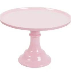 Overig Taartplateau Roze Melamine Ø30x20cm* Taartplateaus