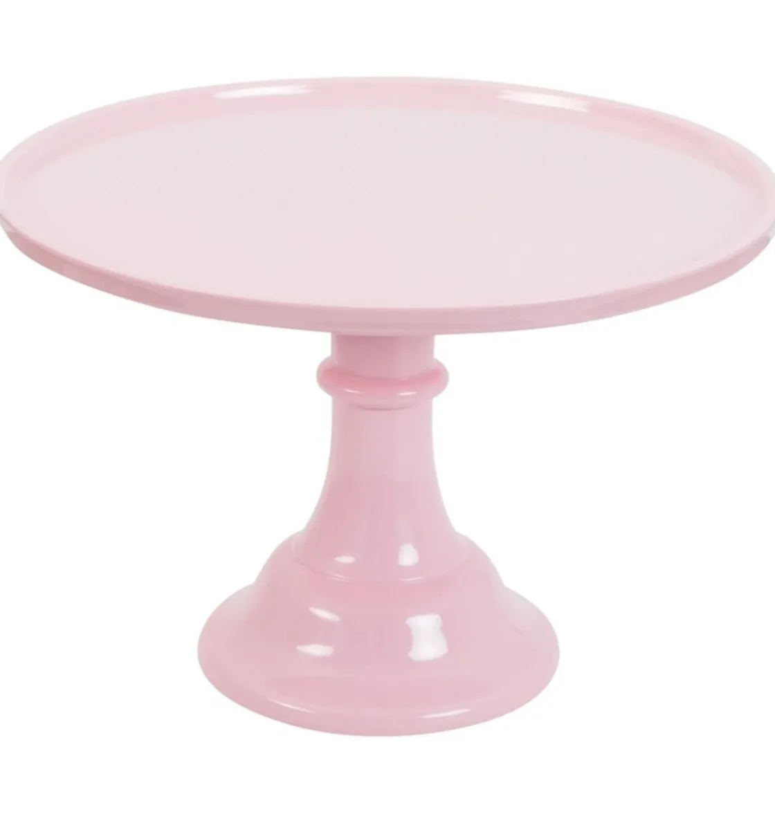 Overig Taartplateau Roze Melamine Ø30x20cm* Taartplateaus