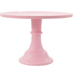Overig Taartplateau Roze Melamine Ø30x20cm* Taartplateaus