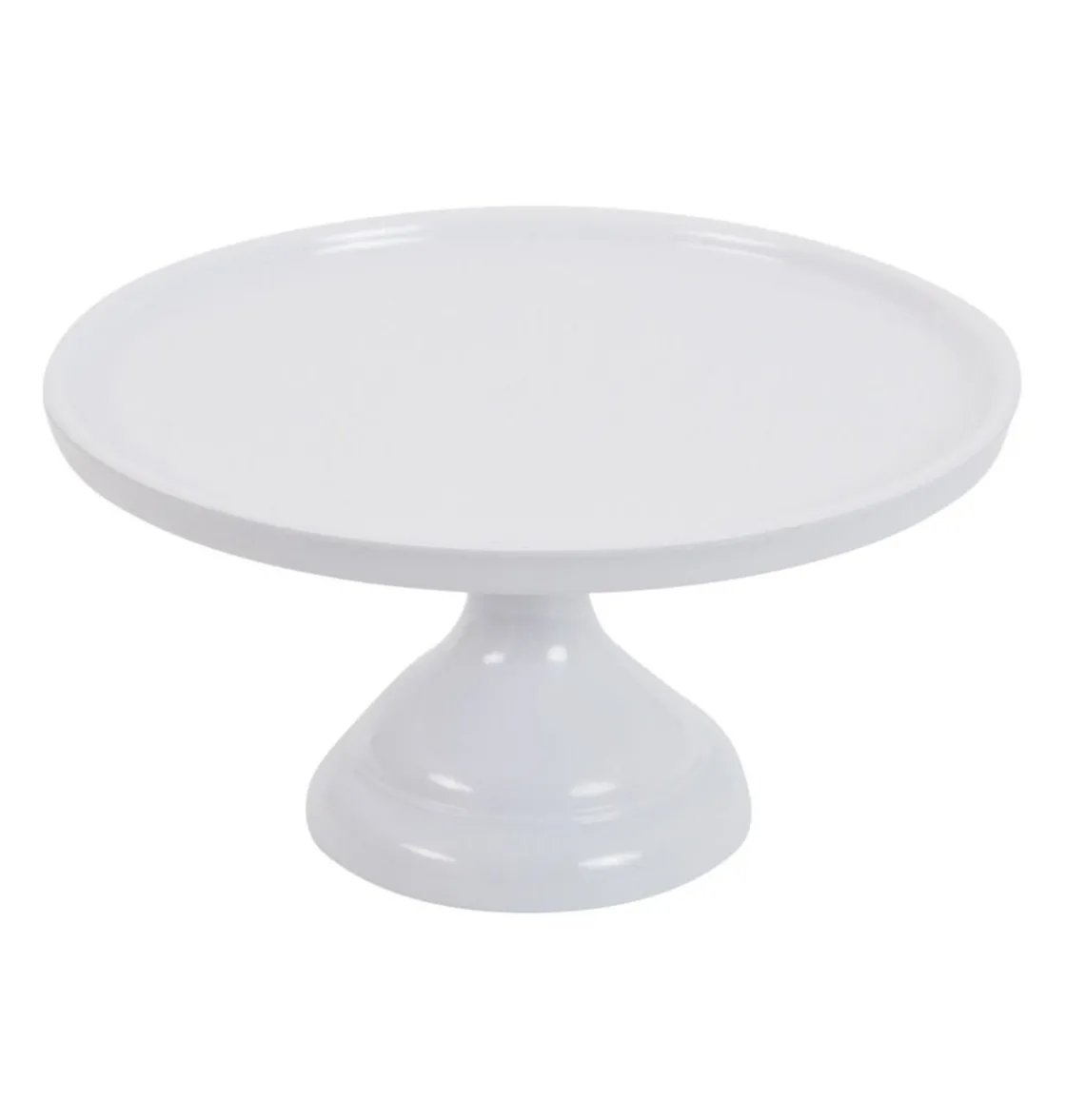 Overig Taartplateau Wit Melamine Ø23,5x12cm* Taartplateaus