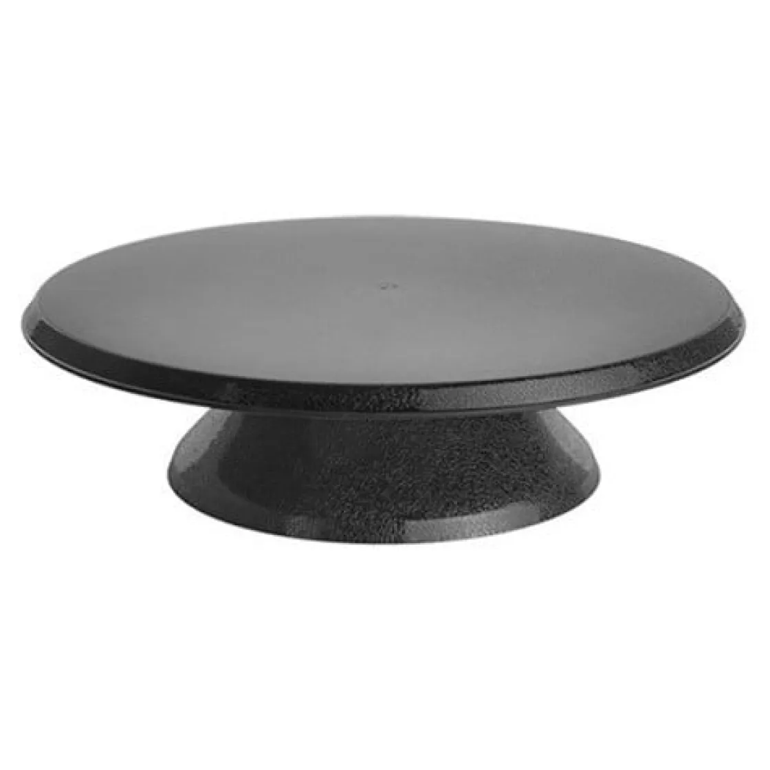 Overig Taartplateau Zwart Draaibaar Ø30x8cm* Taartplateaus