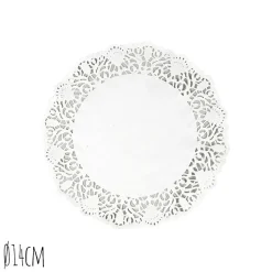 Overig Taartrand Ø14cm Wit 250 stuks* Taartkartons En Randen