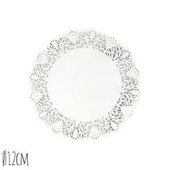 Overig Taartrand Ø12cm Wit 250 stuks* Taartkartons En Randen