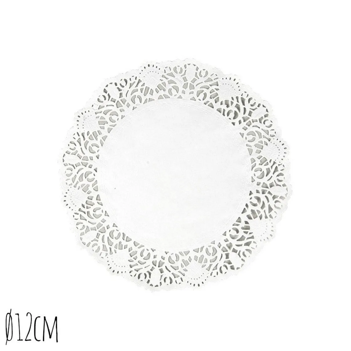 Overig Taartrand Ø12cm Wit 250 stuks* Taartkartons En Randen