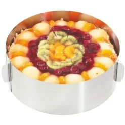 Overig Taartring RVS Verstelbaar Ø18-30 x 5cm*** Ronde Bakvormen