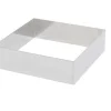 Overig Taartring RVS Vierkant 14x14x5cm* Dessertringen|Vierkante Bakvormen