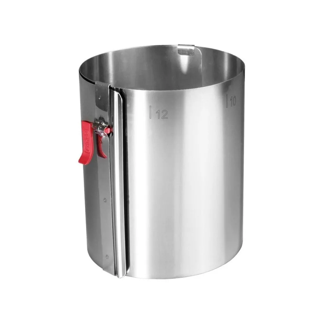 Overig Taartring Verstelbaar met Klem Ø10-18cm x 15cm* Ronde Bakvormen