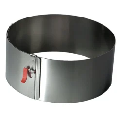 Overig Taartring Verstelbaar met Klem Ø17-30cm x 15cm* Ronde Bakvormen