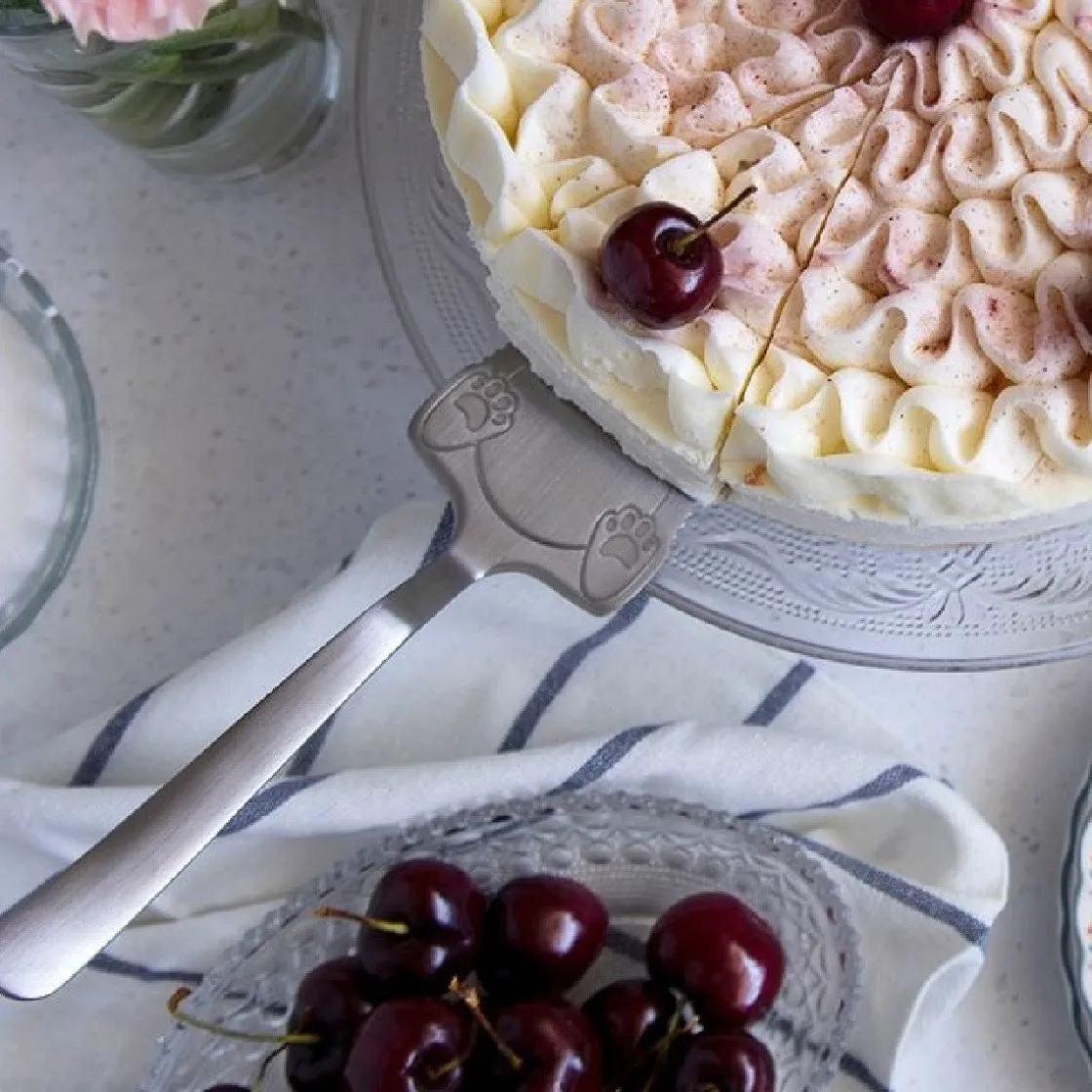 Overig Taartschep Kat Cakitty RVS 23cm* Scheppen En Tangen