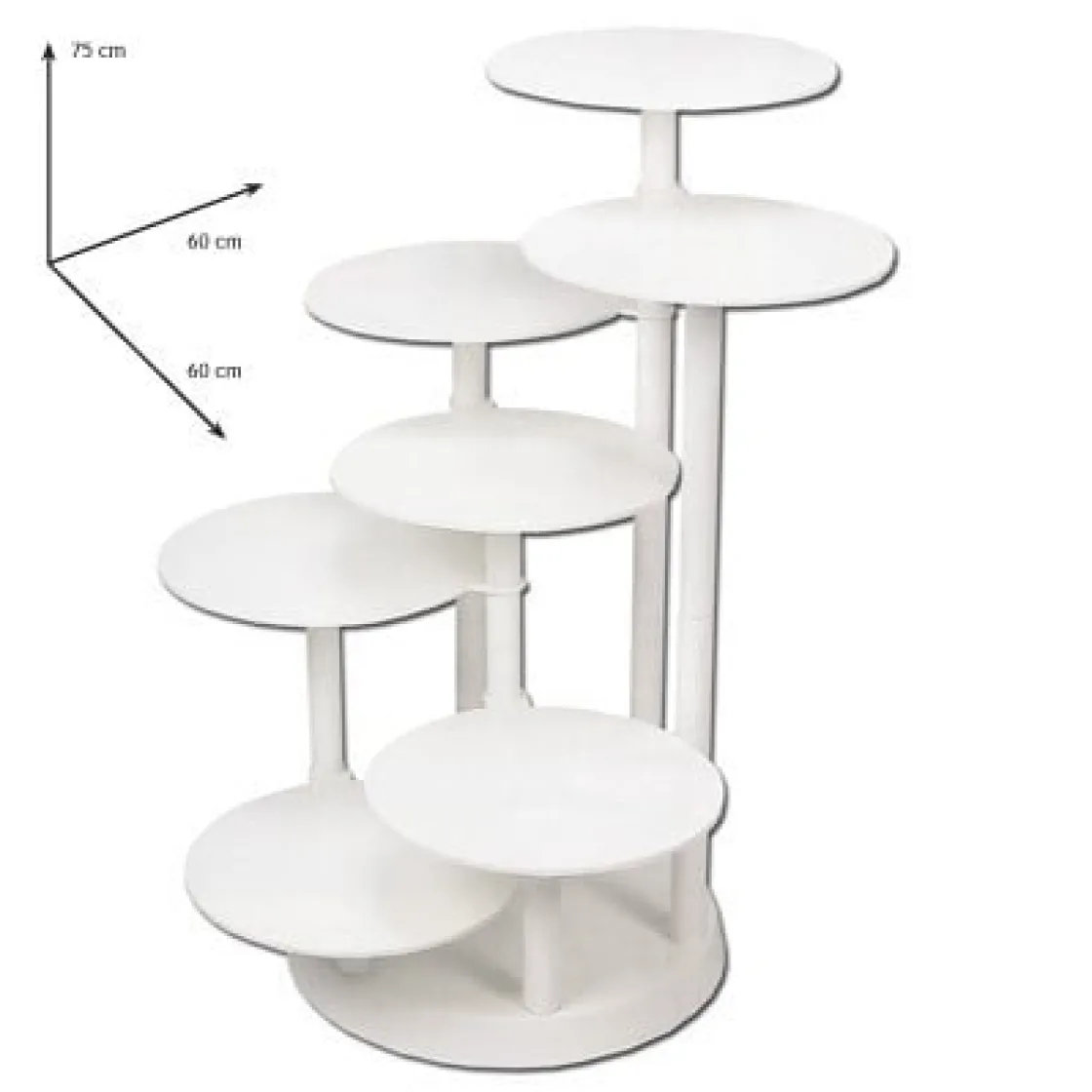 Overig Taartstandaard Kunststof Big Rock 7 etages* Complete Standaarden