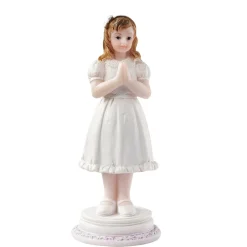 Overig Taarttopper Communie Meisje Polystone 9cm* Taartsets En Toppers