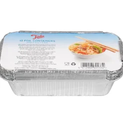 Tala Aluminium Bakvorm met Deksel 20x11x5,5cm Set/10* Taartkartons En Randen