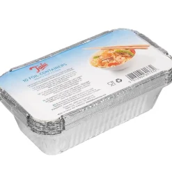 Tala Aluminium Bakvorm met Deksel 20x11x5,5cm Set/10* Taartkartons En Randen