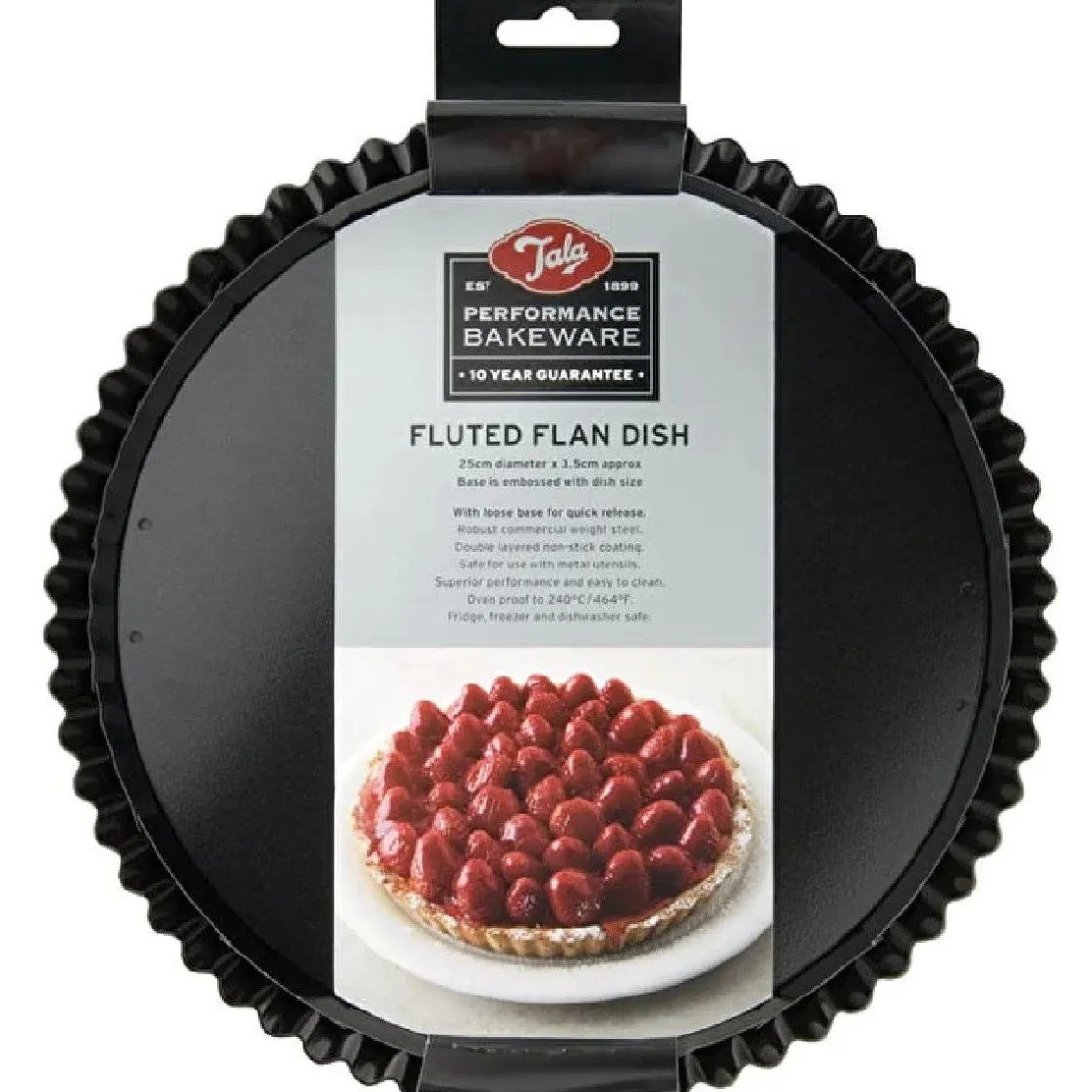 Tala Vlaaipan Losse Bodem Ø25x3,5cm* Ronde Bakvormen