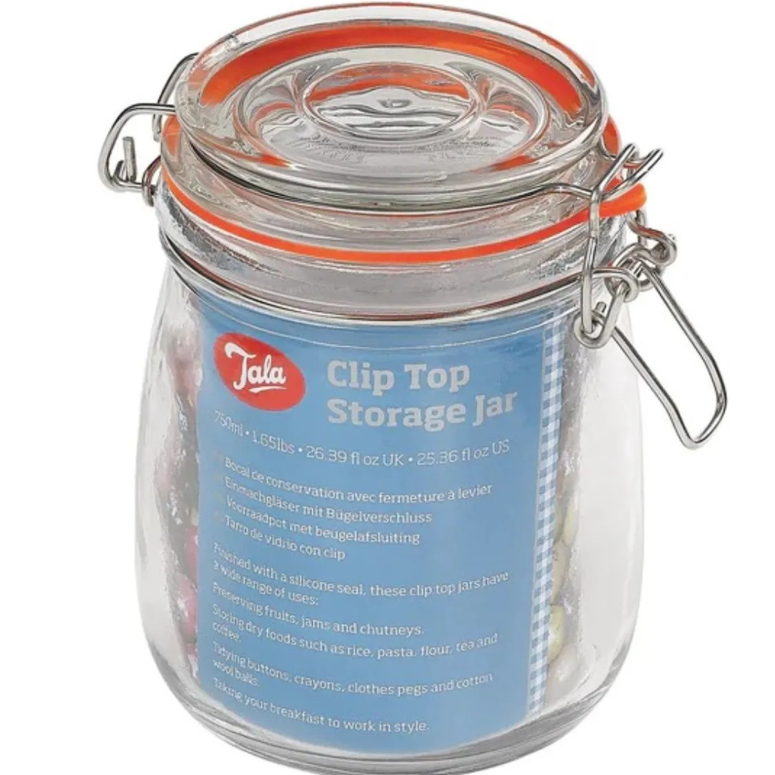 Tala Weckpot Glas 750ml*** Voorraadpotten En Bewaardozen