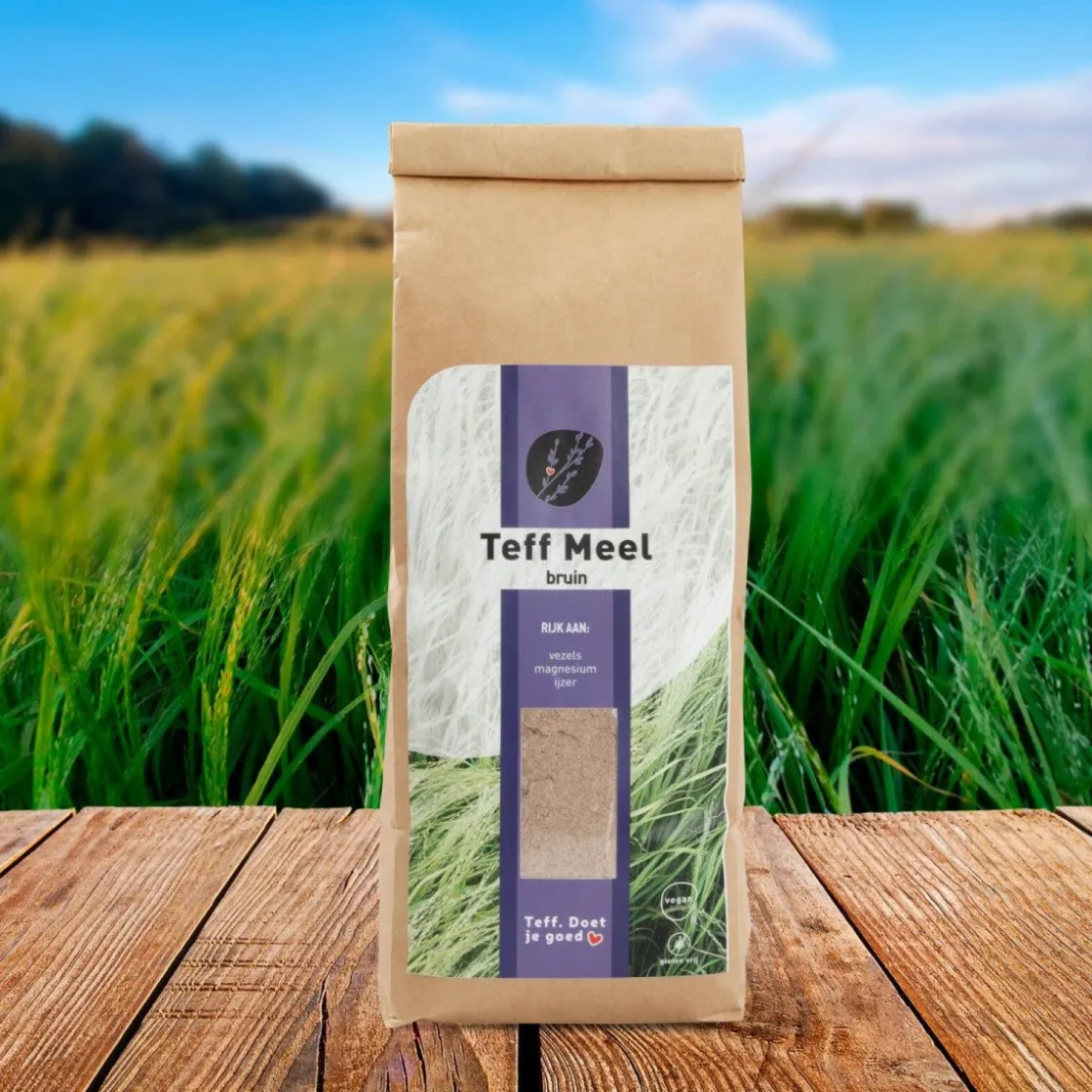 Overig Teff Bruin Meel 500 gram* Bloem En Meel