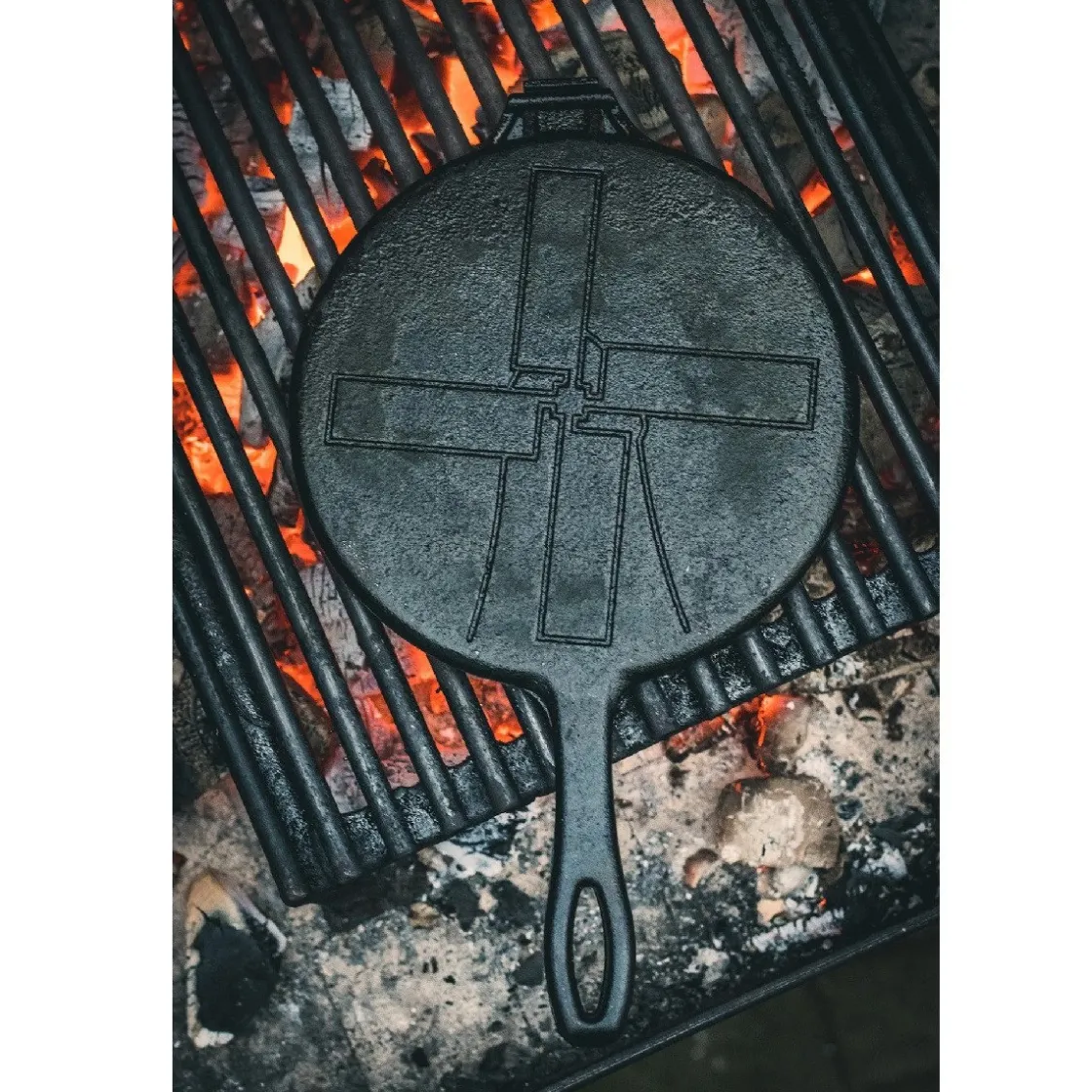 The Windmill Stroopwafelijzer Gietijzer* Speciale Bakvormen