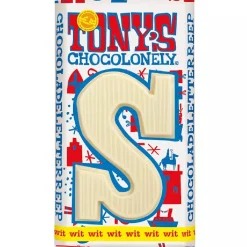 Overig Tony's Chocolonely Letterreep Wit - S - 180g* Snoepgoed|Chocolade Decoraties