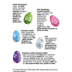 Overig Tony's Chocolonely Paaseitjes Assortimentsdoosje 150g* Eetbare Strooisels