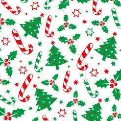 Decora Traktatiezakjes Kerstmis 12,5x3x24(h) cm 20 stuks* Zakken