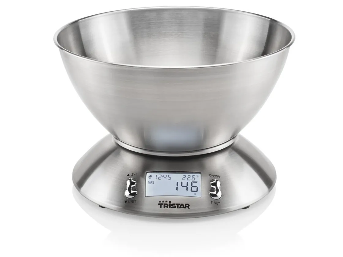Tristar Keukenweegschaal met Mengkom 5kg* Meten En Wegen|Weegschalen