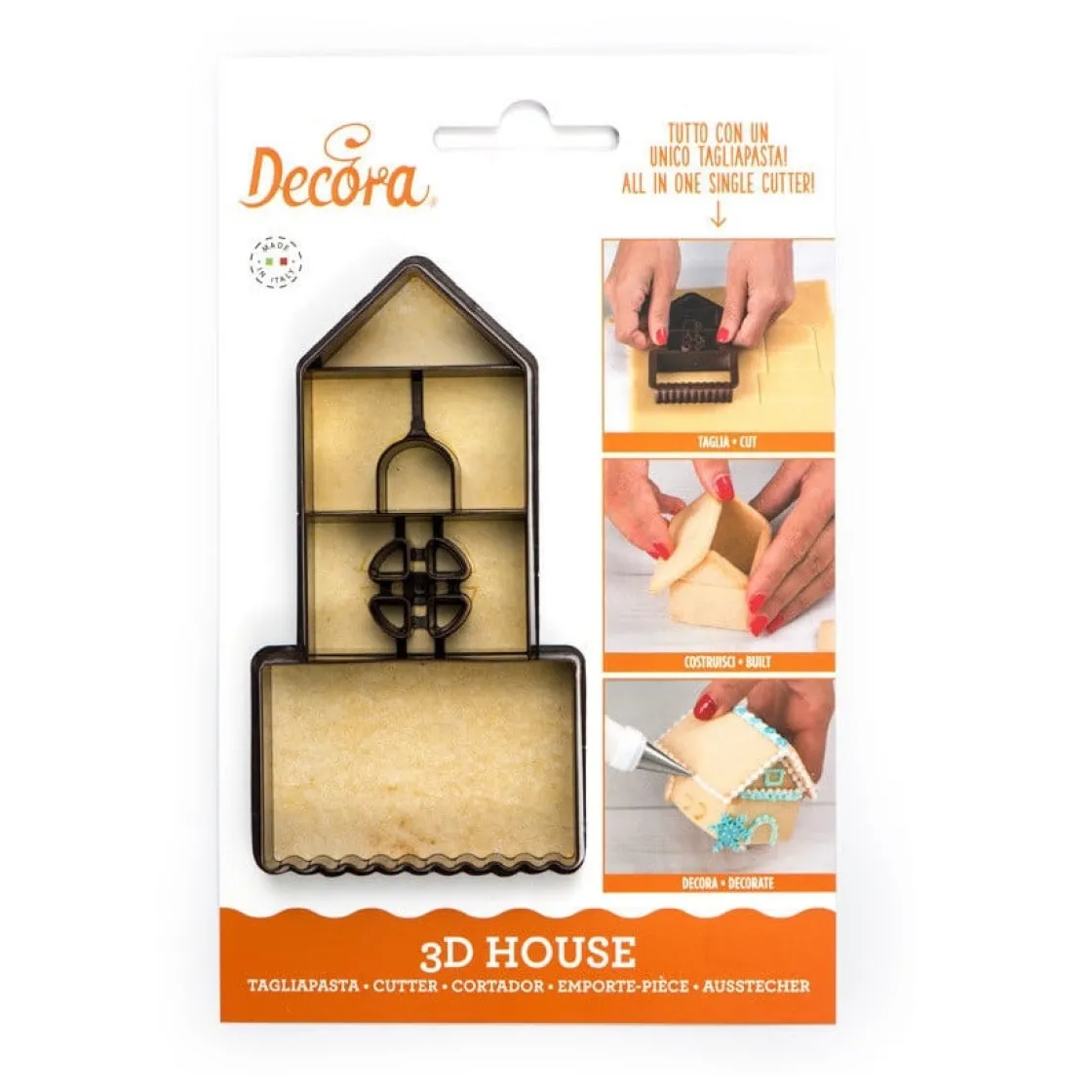 Decora Uitsteker Koekjeshuis 3D* Figuur Stekers