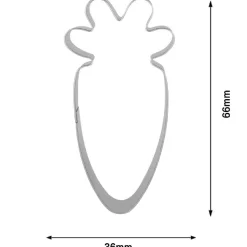 Happy Sprinkles Uitsteker RVS Wortel* Figuur Stekers