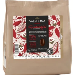 Valrhona Chocolade Druppels Puur Guanaja (70%) 1kg* Chocolade|Chocolade Druppels