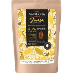 Valrhona Chocolade Druppels Melk Jivara (40%) 250g* Chocolade|Chocolade Druppels