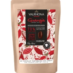 Valrhona Chocolade Druppels Puur Guanaja (70%) 250g* Chocolade|Chocolade Druppels