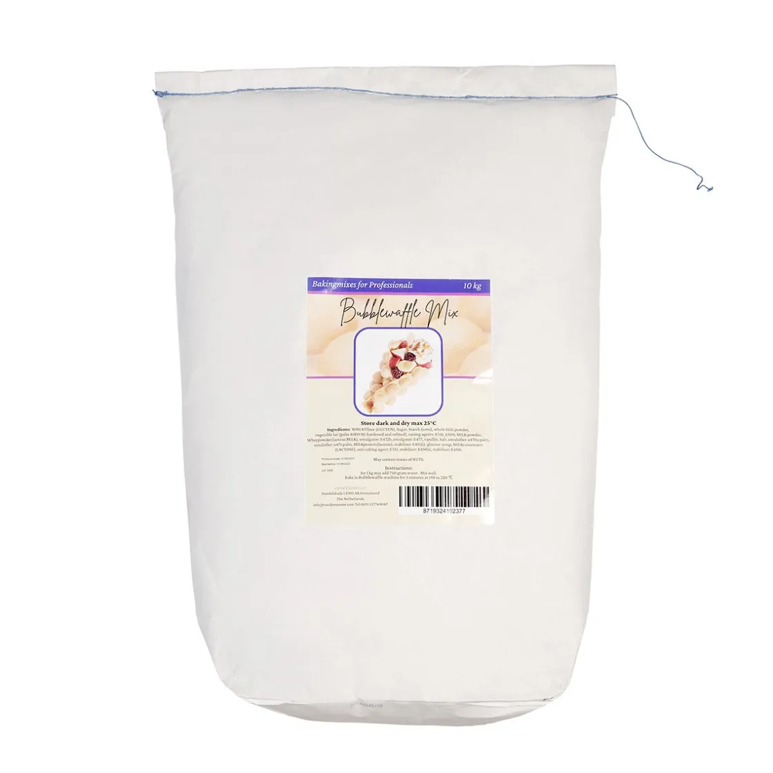 Van de Meester VanDeMeester Bubblewafelmix 10kg* Banketmixen|Bekijk Alle Mixen