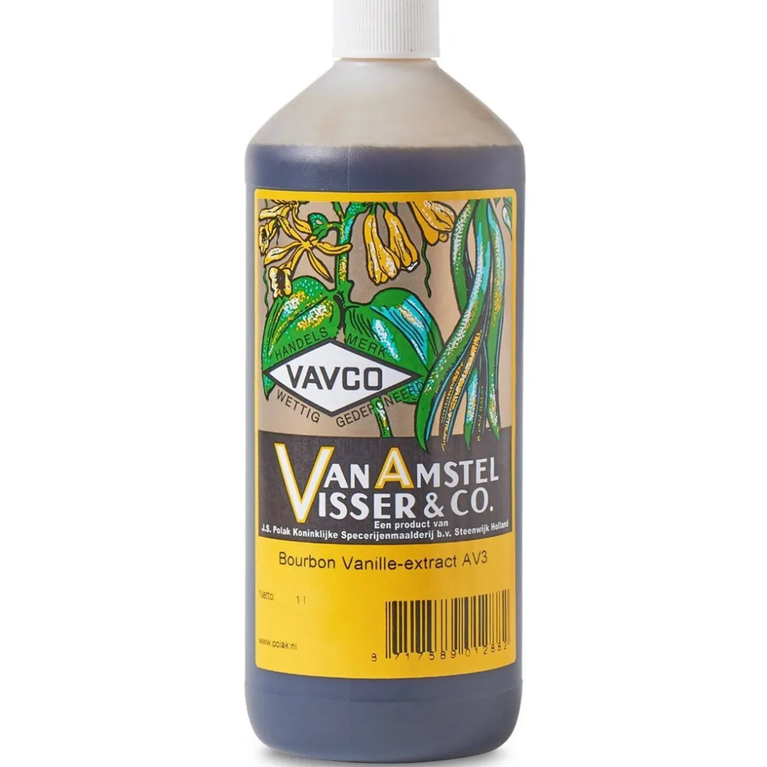 Vavco Vanille Extract Bourbon AV3 1 liter* Smaakstoffen