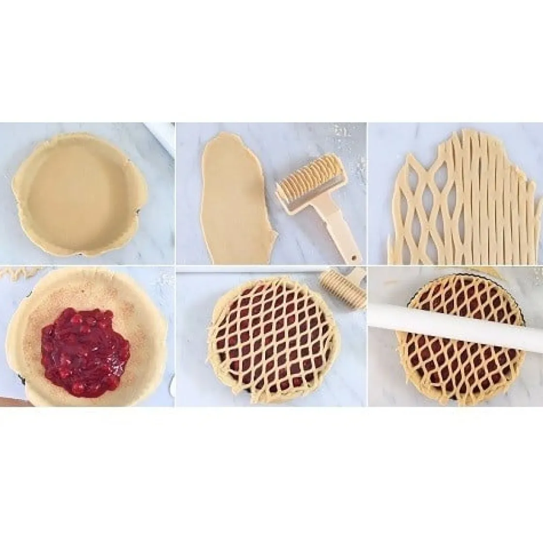 Overig Vlaairuitenroller kunststof 12cm* Brood En Vlaai Decoratie|Bakhulpmiddelen