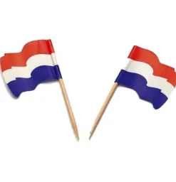 Overig Vlagprikker Nederland Wapperend 500st.* Ijsprikkers|Prikkers En Ringen